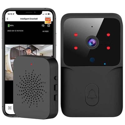 WiFi Timbre con Cámara  Visión nocturna Smart Video Cámara de seguridad para el hogar