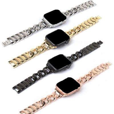 Correa de metal de lujo de moda para Apple Watch Ultra smartwatch iwatch