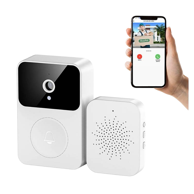 WiFi Timbre con Cámara de Seguridad Visión nocturna Smart Video para el hogar HD