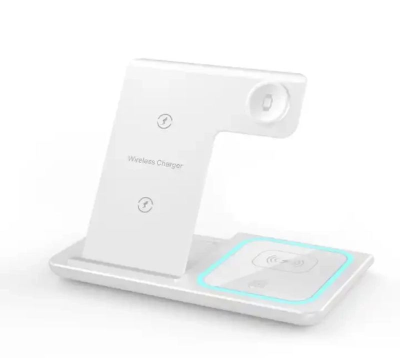 Cargador Magnético Inalámbrico 3 en 1 — Carga 15W, Automática y Plegable