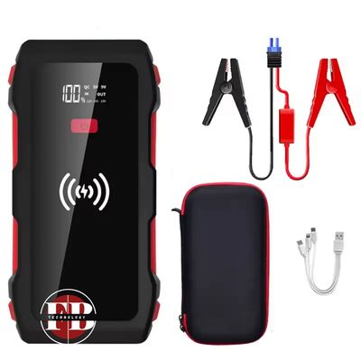 Arranque de salto de batería 12V Jump starter con compresor de aire 30000MAH Batería Power Booster Paquete de energía móvil