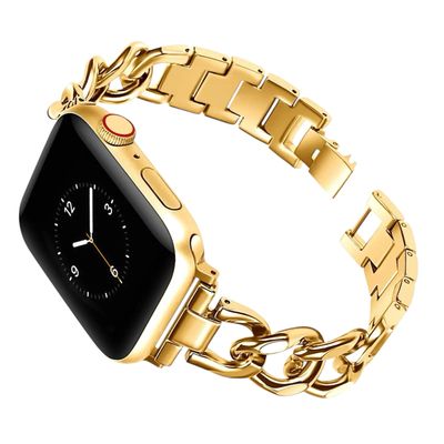 Correa de metal de lujo de moda para Apple Watch Ultra smartwatch iwatch