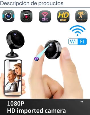 Mini CAM Pro 4K HD Magnético 🧲 Wi-Fi y grabadora SpyCam Pro