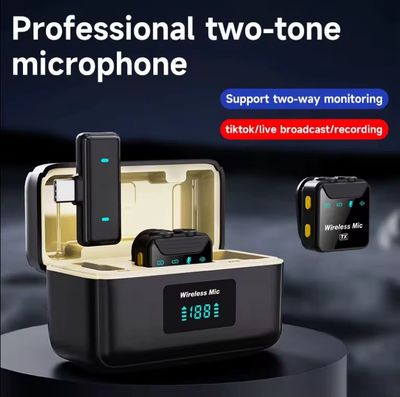 Mini Micrófono inalámbrico Pro. Para iPhone, iPad y Android. Potente batería de hasta 20 horas de uso, YouTube, TikTok, 164FT