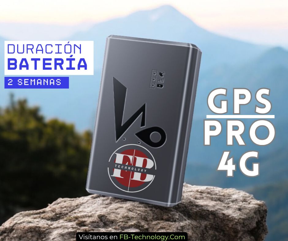 GPS PRO 4G Potente batería duración 12 a 15 días Magnético, diseñado para automóviles, motora, camiones y más