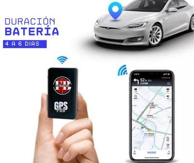 GPS PRO 4G Batería de 4 a 6 días - Magnético, diseñado para automóviles, motora, camiones y lanchas a motor.