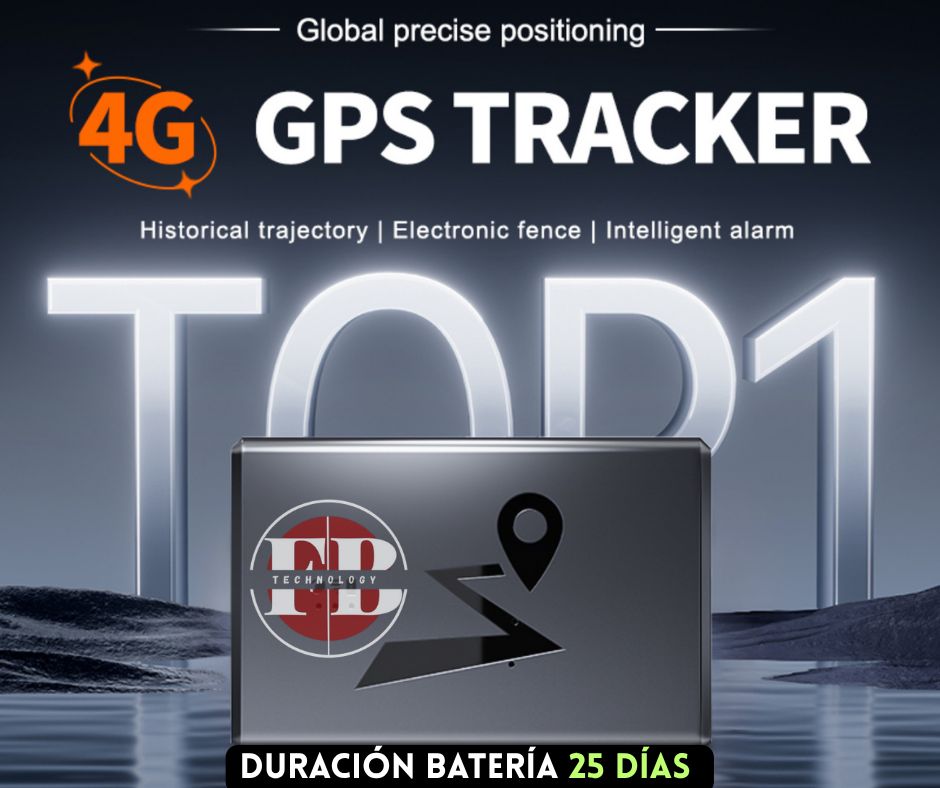 Localizador GPS PRO 4G duración batería 20 a 25 días Magnético, diseñado para automóviles, motoras botes y más