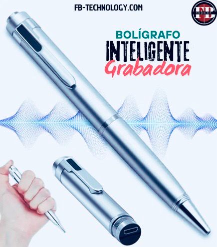 Bolígrafo con Grabadora de Voz Oculta entrega de 24 a 48 horas