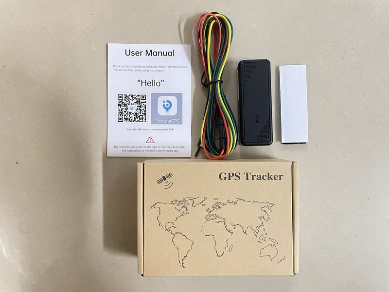 Localizador GPS 4G en tiempo real + Relé remoto para apagar/encender vehículo — Conexión al power del carro