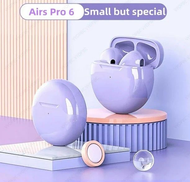 Auriculares Pro6 2025 | Bluetooth Inalámbricos | Reducción de Ruido | Compatibles con iPhone y Android