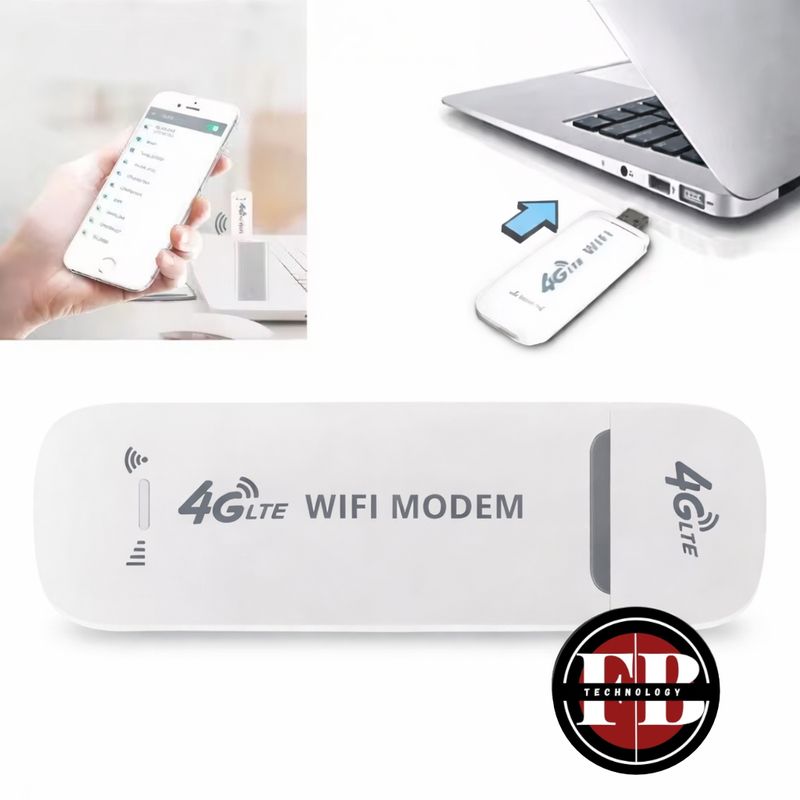 Router WiFi Portátil 4G LTE Cat4 150Mbps USB | Compatible SIM | Hasta 10 Usuarios