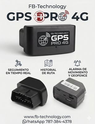 GPS PRO ¡PROTEGE TU VEHÍCULO EN TIEMPO REAL CON TECNOLOGÍA 4G! GPS PRO ¡PROTEGE TU VEHÍCULO EN TIEMPO REAL CON TECNOLOGÍA 4G!