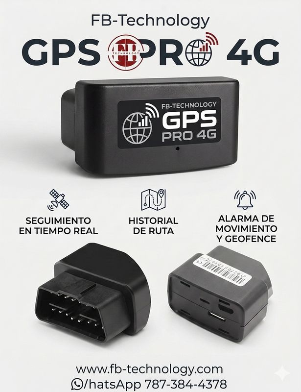 GPS PRO ¡PROTEGE TU VEHÍCULO EN TIEMPO REAL CON TECNOLOGÍA 4G! GPS PRO ¡PROTEGE TU VEHÍCULO EN TIEMPO REAL CON TECNOLOGÍA 4G!