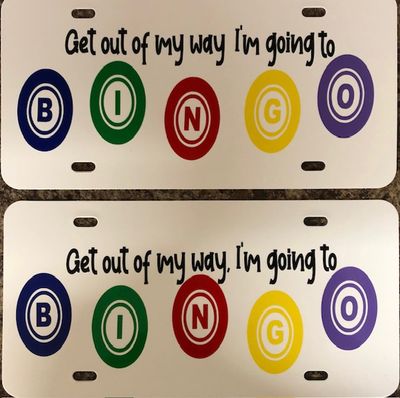 Bingo License Plates