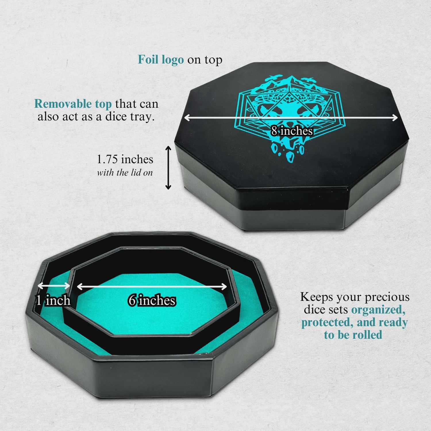 Norse Foundry: Tray of Holding - Roll for Adventure Holographic
