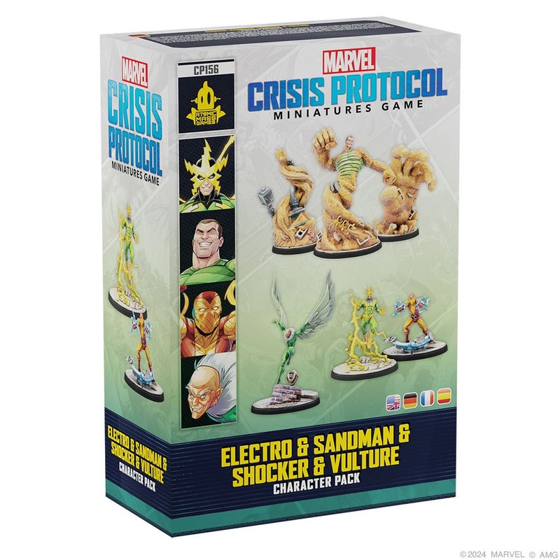 Marvel Crisis Protocol: Electro, Sandman, Vulture, &amp; Shocker