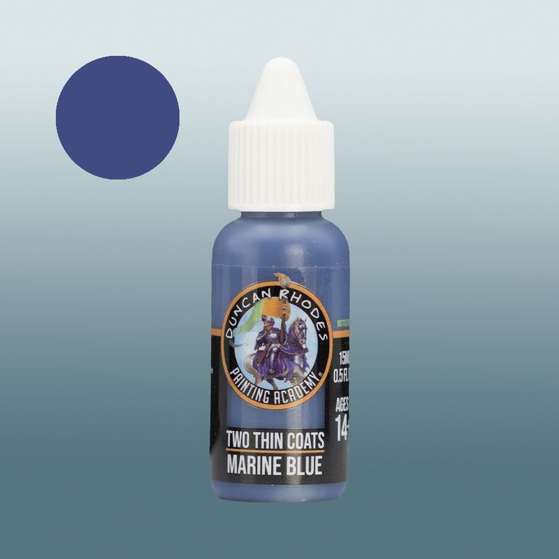 Two Thin Coats: Marine Blue