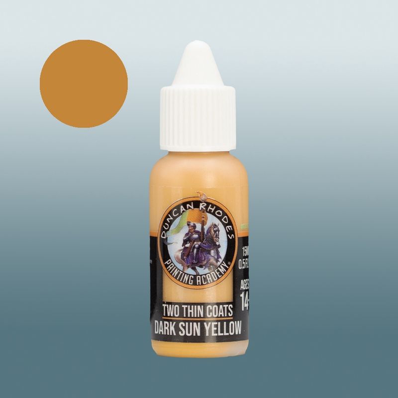 Two Thin Coats: Dark Sun Yellow