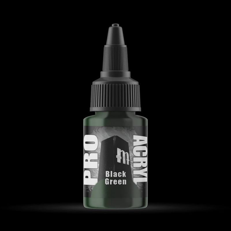 Pro Acryl: Black Green