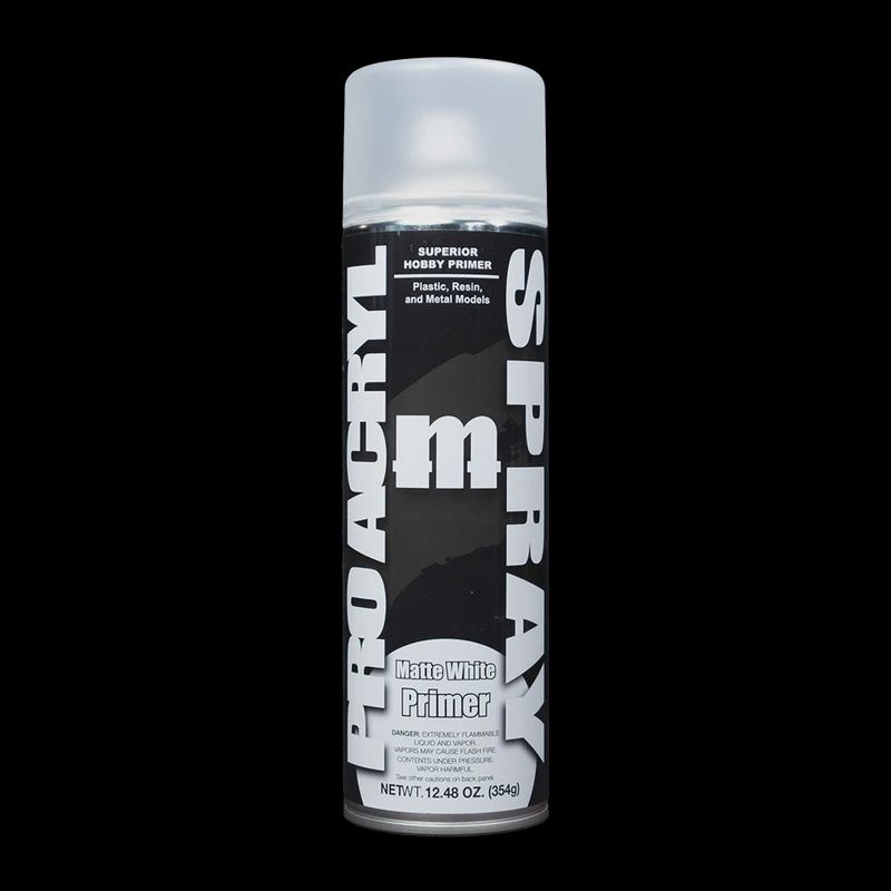 Pro Acryl: Matte White Spray Primer