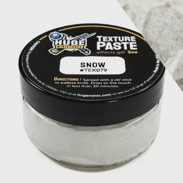 Huge Miniatures: Snow Texture Paste