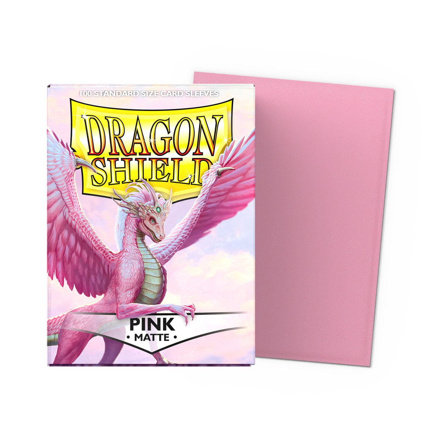 Dragon Shield Sleeves: Matte - Pink (100)