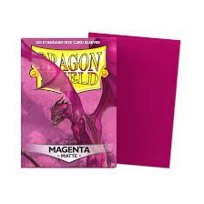 Dragon Shield Sleeves: Matte - Magenta (100)