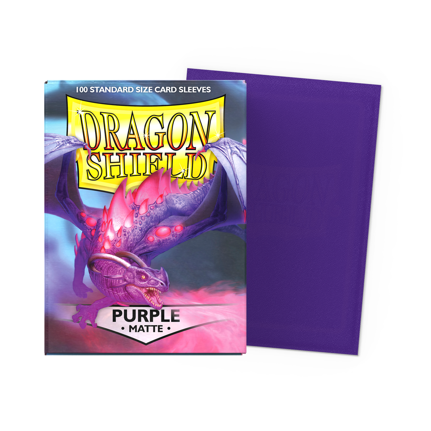 Dragon Shield Sleeves: Matte - Purple (100)