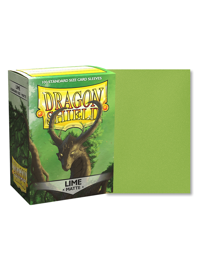 Dragon Shield Sleeves: Matte - Lime (100)