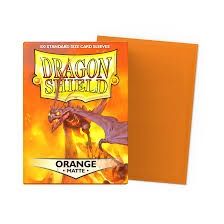 Dragon Shield Sleeves: Matte - Orange (100)