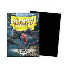 Dragon Shield Sleeves: Matte - Black (100)