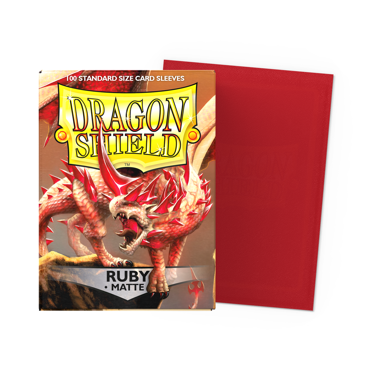 Dragon Shield Sleeves: Matte - Ruby (100)