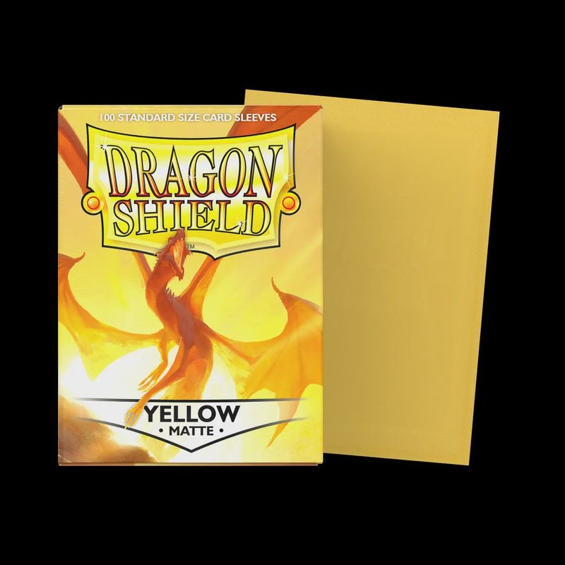 Dragon Shield Sleeves: Matte - Yellow (100)