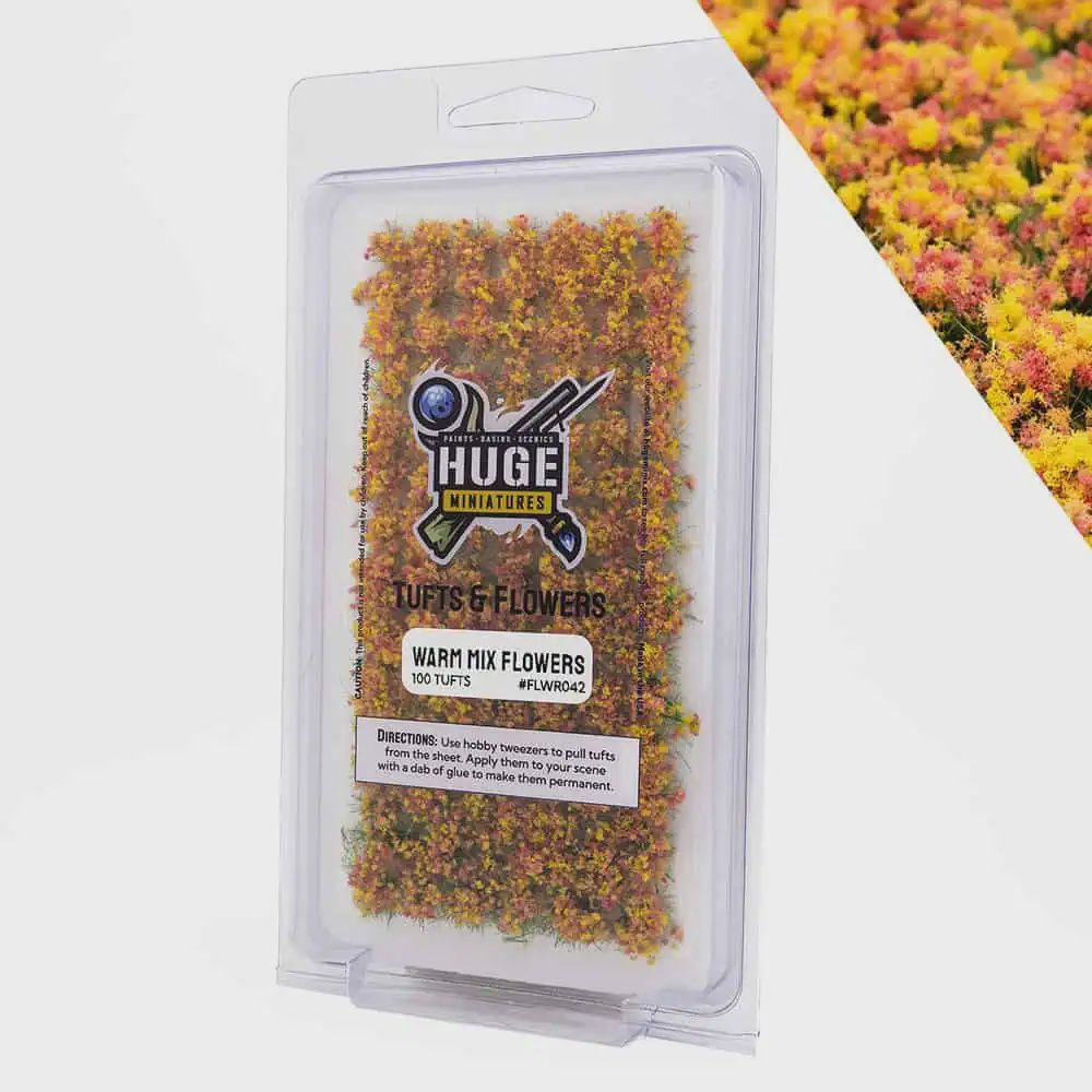Huge Miniatures: Warm Mix Flowers
