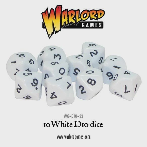 D10 Dice Pack: White (10)
