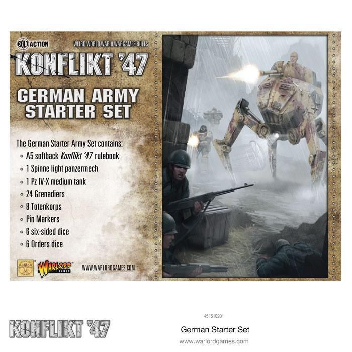 Konflikt &#39;47: German Army Starter Set
