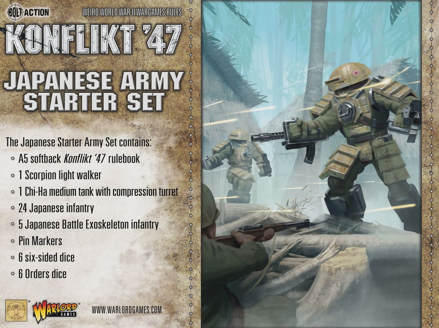Konflikt &#39;47: Japanese Army Starter Set