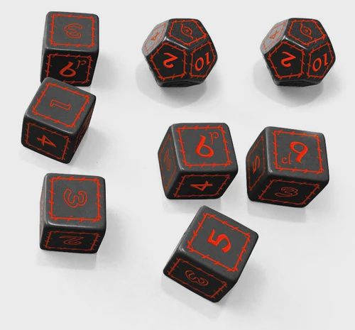 The One Ring: Dice Set (Black)