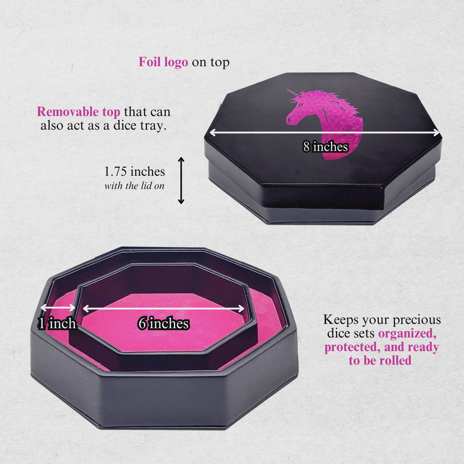 Norse Foundry: Tray of Holding- Pink Unicorn