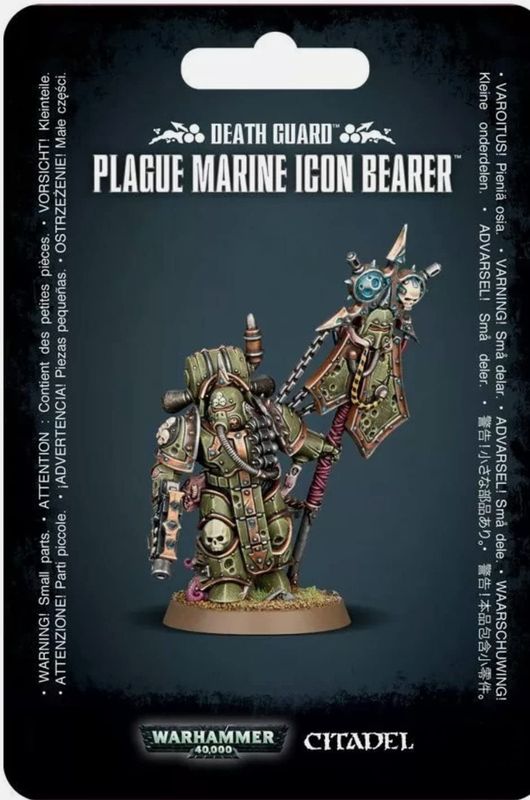 Death Guard Plague Marine Icon Bearer