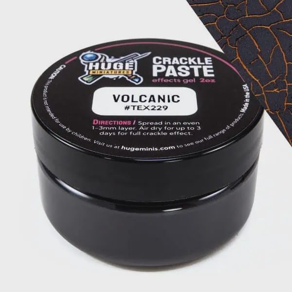 Huge Miniatures: Volcanic Crackle Paste