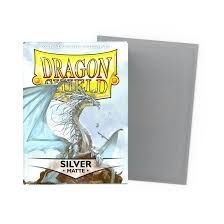 Dragon Shield Sleeves: Matte - Silver (100)