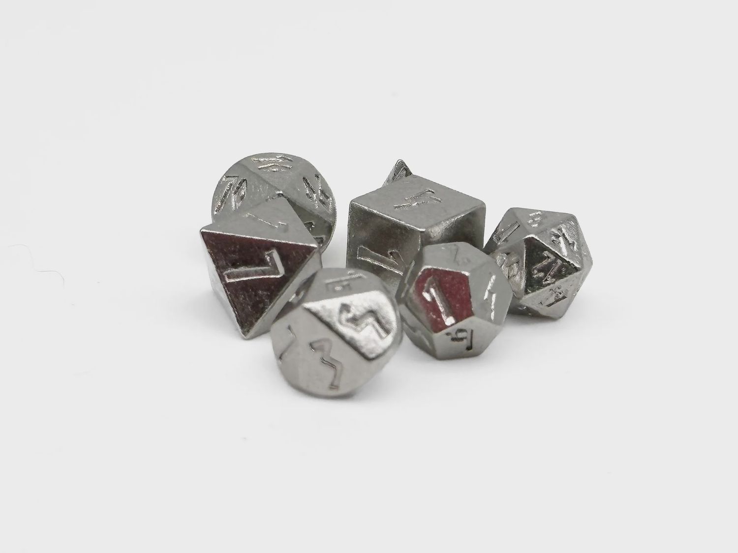 Norse Foundry: Pixie Mini Metal Dice- Silver
