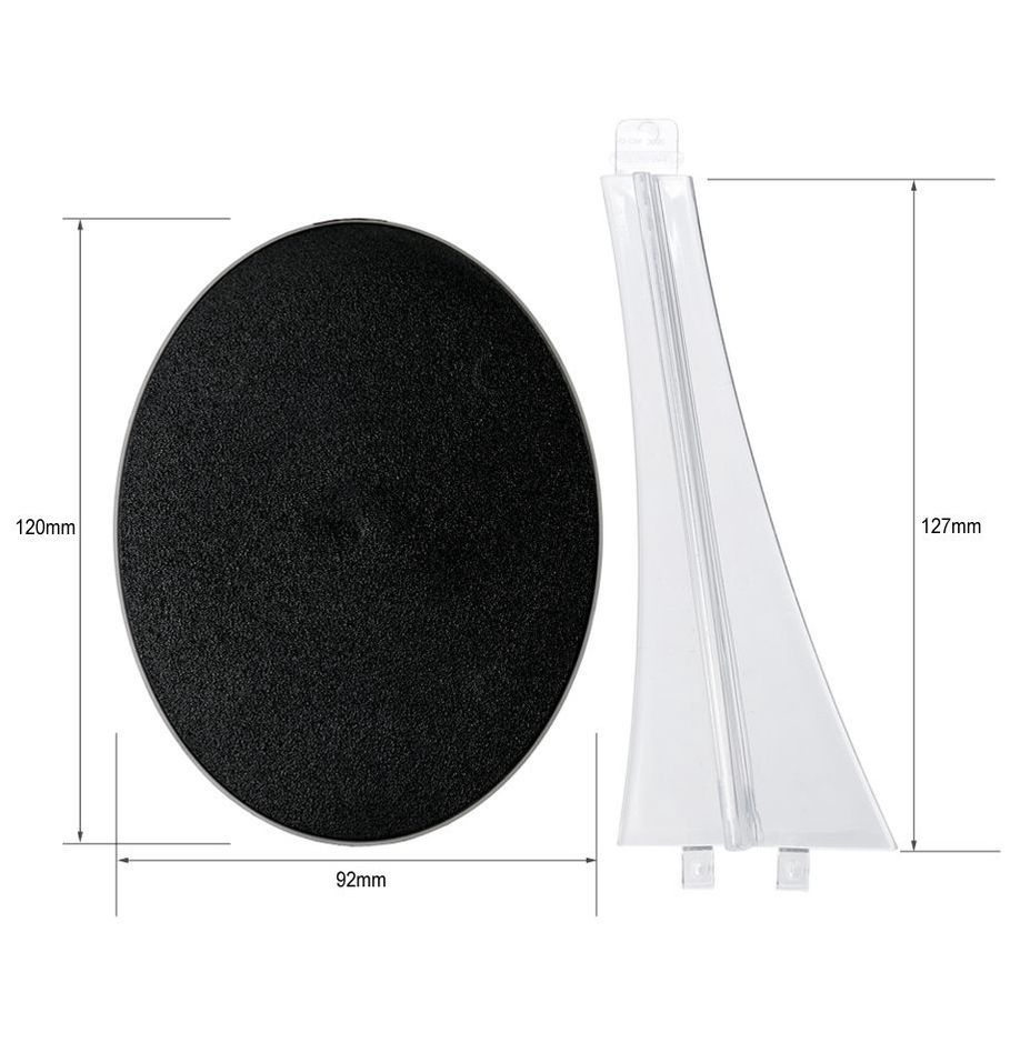 Citadel: 120mmx92mm Oval Base with Flight Stem