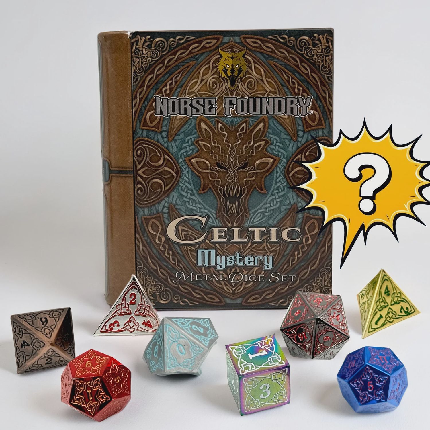 Norse Foundry: Mystery Celtic Metal Dice Set