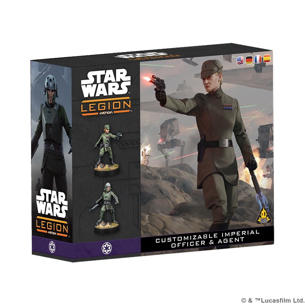 Star Wars Legion: Customizable Imperial Officer &amp; Agent (Preorder)