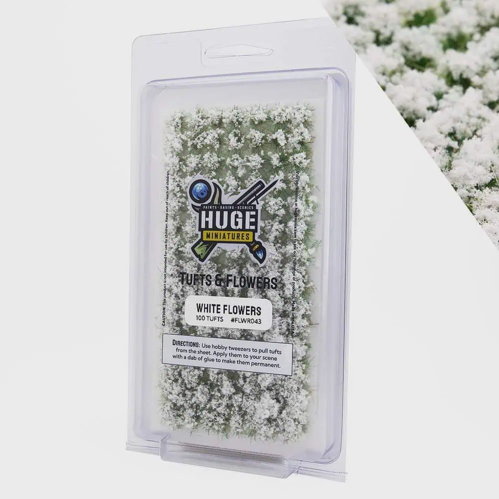 Huge Miniatures: White Flowers