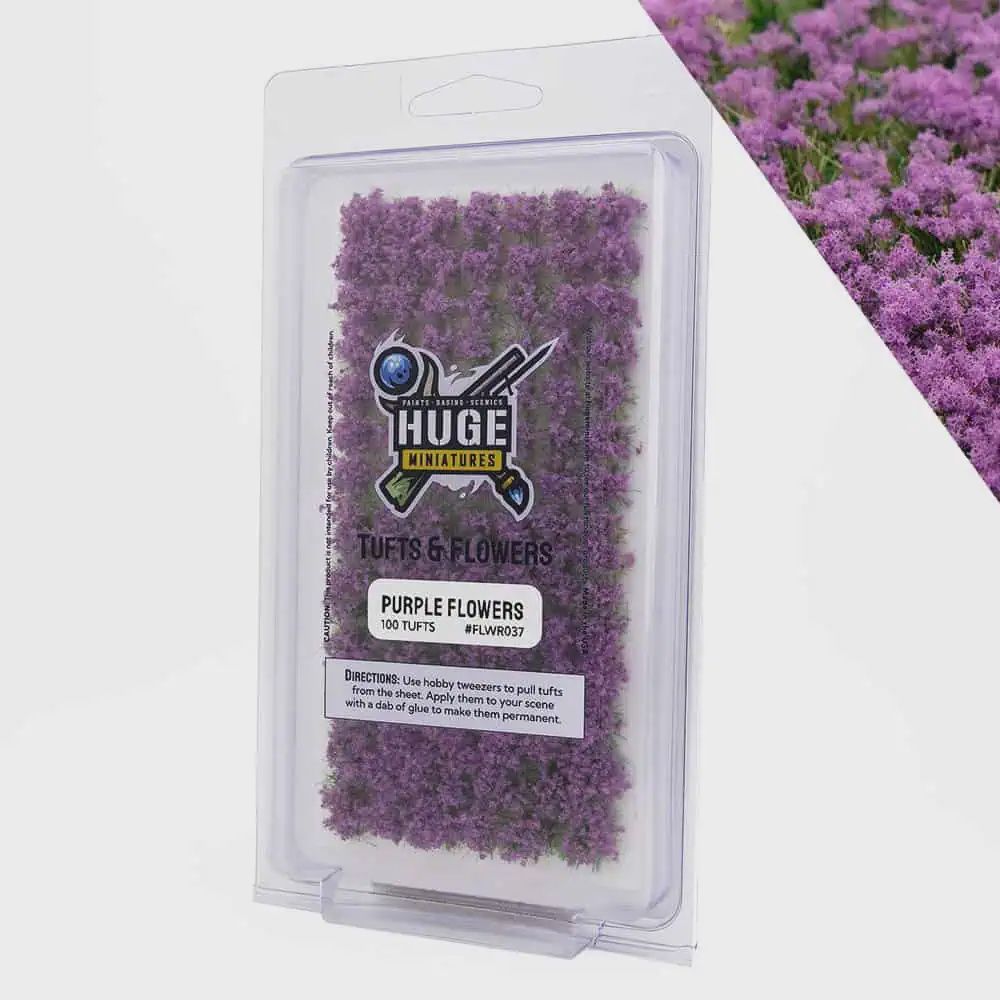Huge Miniatures: Purple Flowers