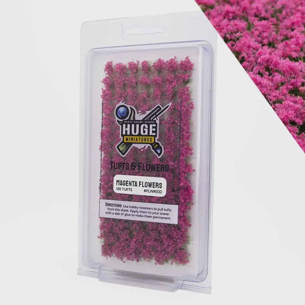 Huge Miniatures: Magenta Flowers