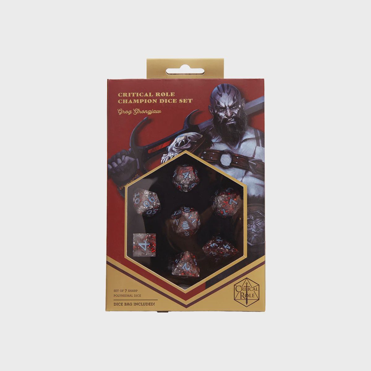 Critical Role: Champion Dice Set- Grog Strongjaw